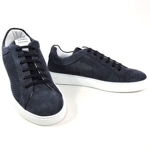 ALBERTO CICCIOLI 🇮🇹 MEN'S BLUE SOFT SUEDE COMFORT SUMMER SNEAKERS
